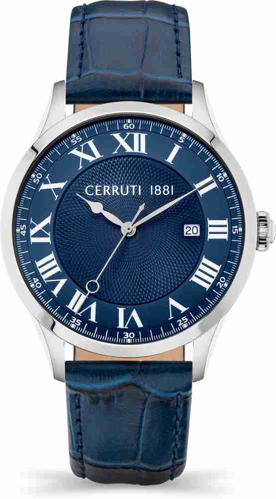 Cerruti Cerruti 1881 Torcegno Analog Blue Dial Men s Watch