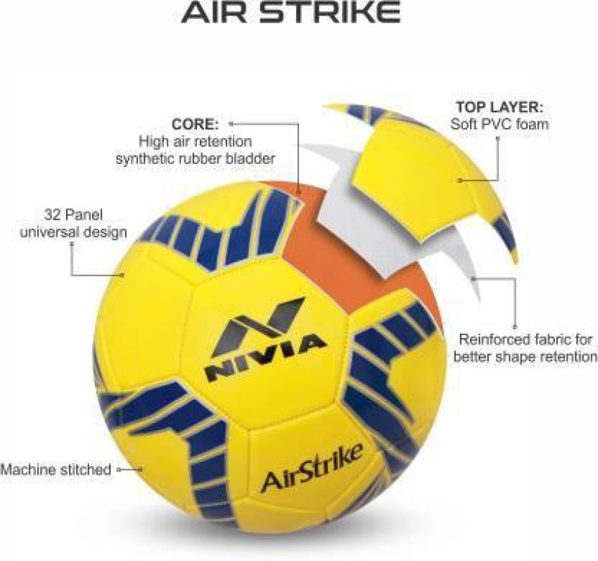 NIVIA Air Strike Football - Size: 5 - Buy NIVIA Air Strike Football - Size:  5 Online at Best Prices in India - Sports & Fitness