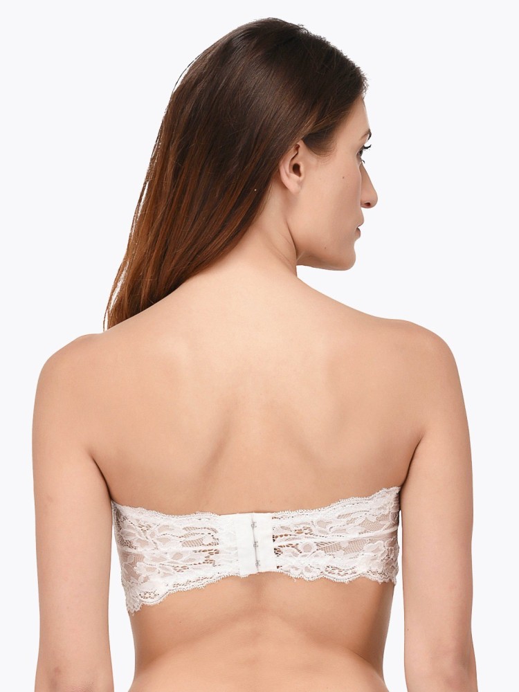 White Bandeau Bras for Women - Up to 76% off