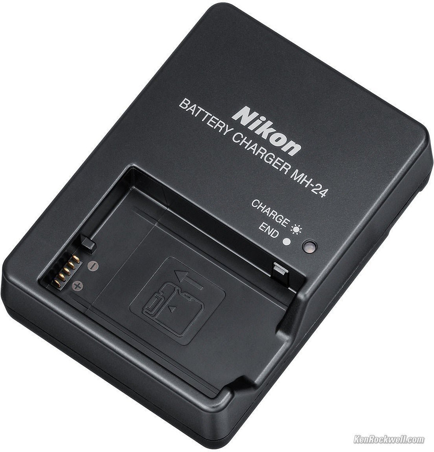 Camera store battery charger