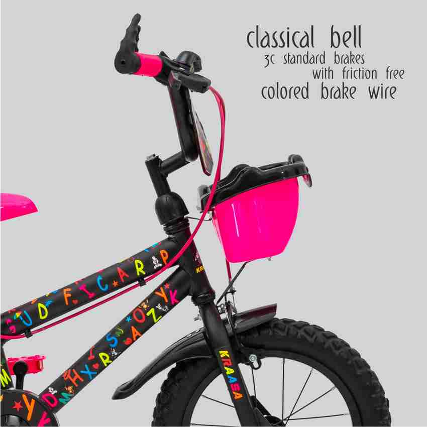 Kraasa Alphabetic Series Kids Cycles For Boys Girls 3 To 5 Years