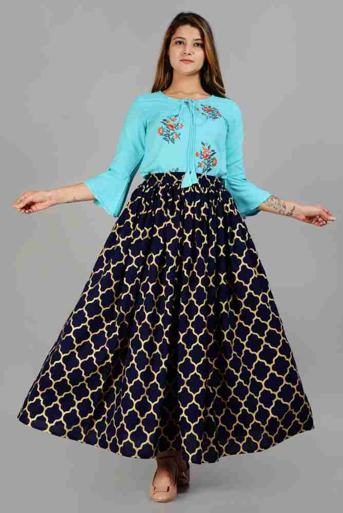 Crop top and sale skirt in flipkart