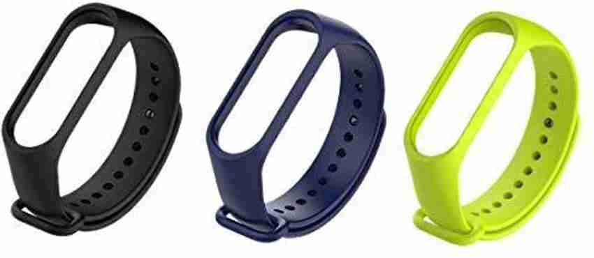 Aageej Soft Silicon Replacement Band Belt Straps for Mi3 4 black