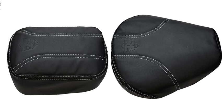 KOHLI BULLET ACCESSORIES Seat Cover with Tank Cover Split Bike Seat Cover  For Royal Enfield Classic 350, Classic 500 ()