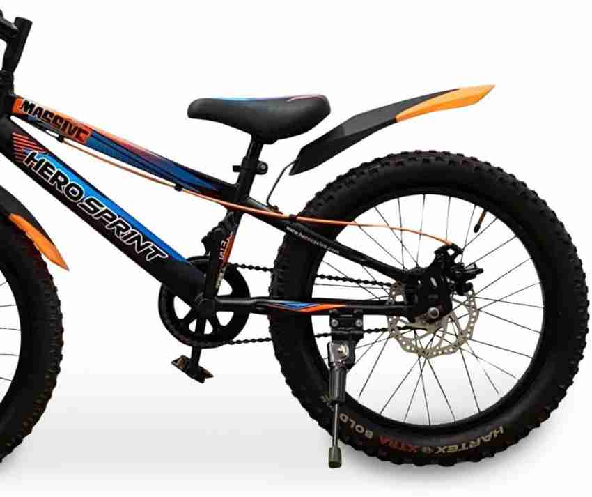 HERO HEROSPRINT MASSIVE 20 T Inches KIDS Semi Fat Tyres 20X3.00 Kids MTB Bicycle 20 T Mountain Cycle Price in India Buy HERO HEROSPRINT MASSIVE 20 T Inches KIDS Semi Fat Tyres 20X3.00