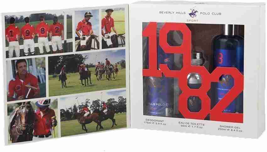 BEVERLY HILLS POLO CLUB No. 8 Combo of Mens Perfume Deo Shower