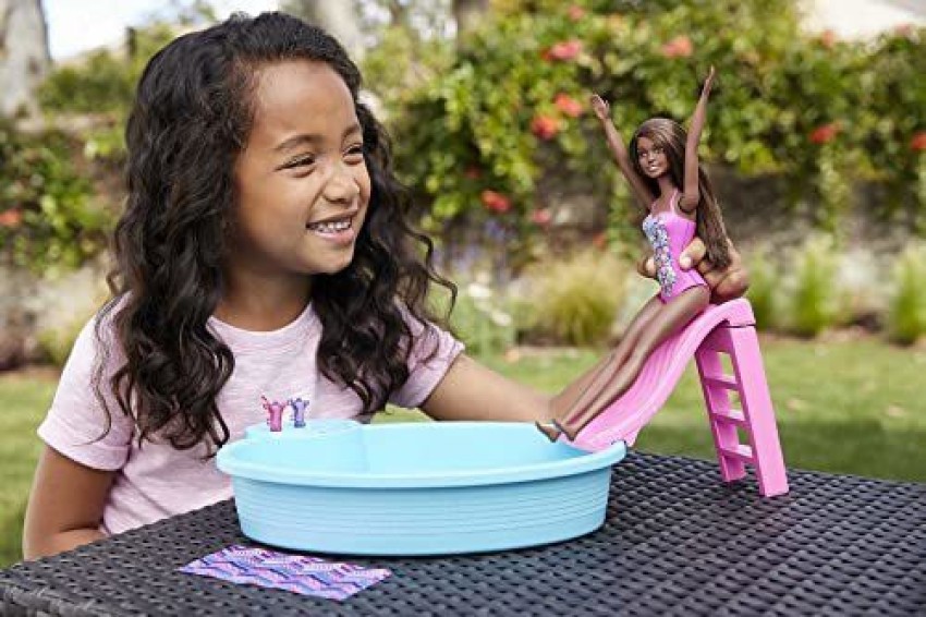 Barbie pool doll hot sale