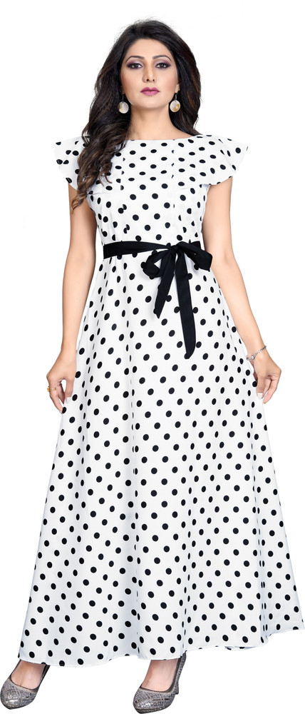Maxi shop dress blanco
