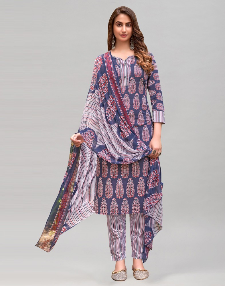 Salwar kameez patterns hot sale for cotton material