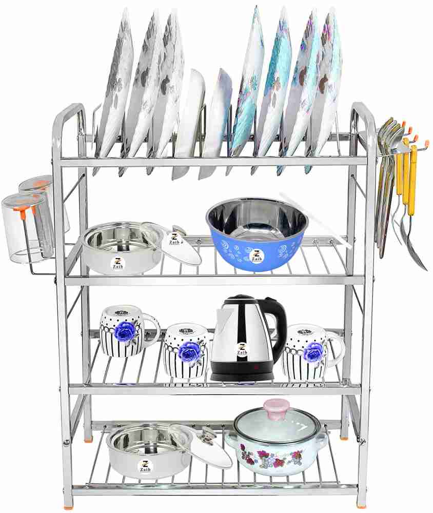 PALOMINO Utensil Kitchen Rack Steel 24*24 inch Wall Mount Modern Kitchen  Utensils Dish Rack Stainless Steel Kitchen Rack Utensil Rack Utensil Stand  (Steel) Steel Kitchen Rack (Steel) Price in India - Buy