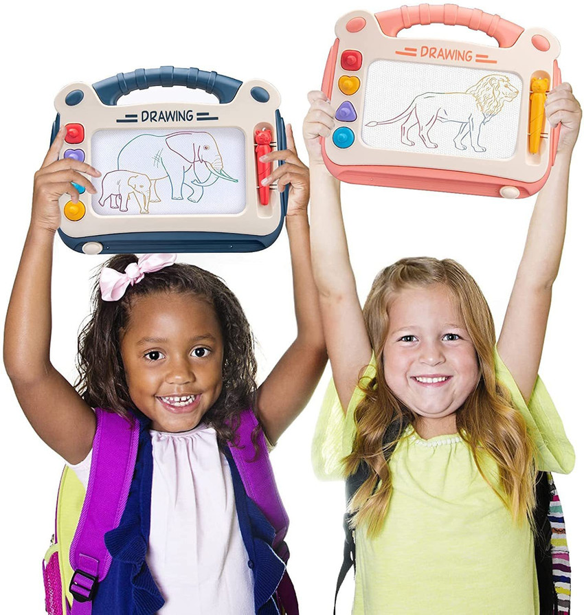 QBIC Magnetic Drawing Board for Toddlers Travel Size Erasable Doodle Board Writing Painting Sketch Pad for Educational Learning and Painting Drawing Board for Kids Price in India Buy
