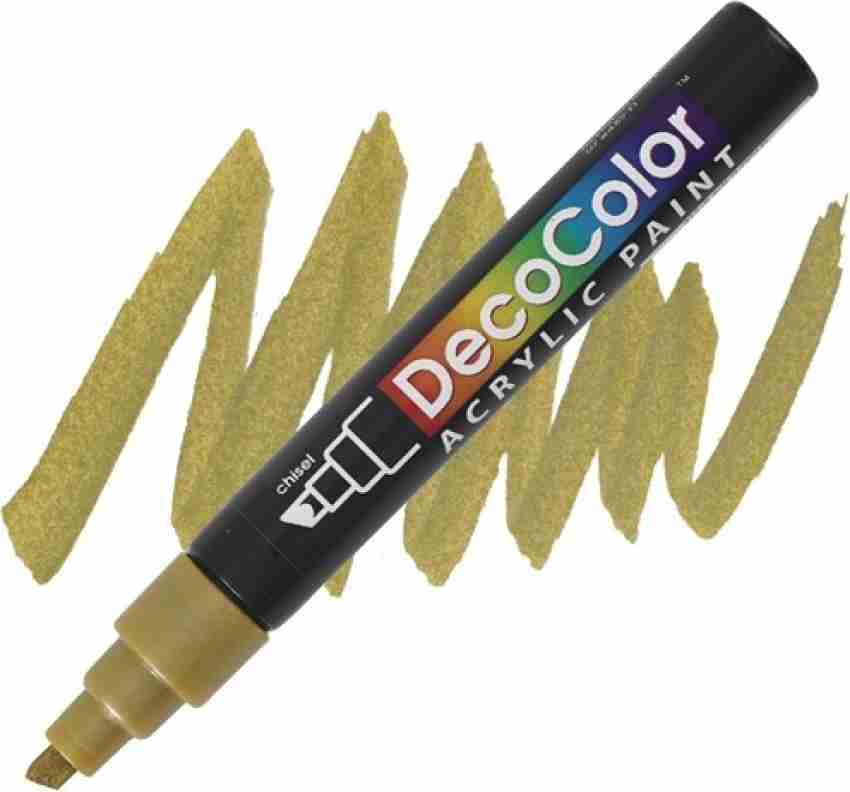 Marvy Uchida DecoColor Paint Marker, Acrylic, Opaque Formula - 4 paint markers