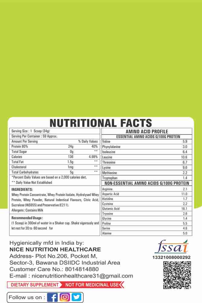 FODMAP Whey Protein Shake IBS, SIBO, IBD Elemental Diet, 48 OFF