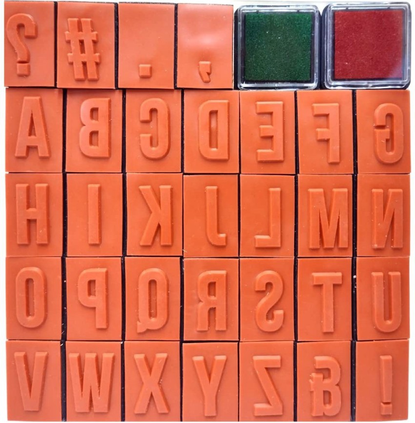 13 Digit Roller Rubber Stamp - Alphabet Number Symbol