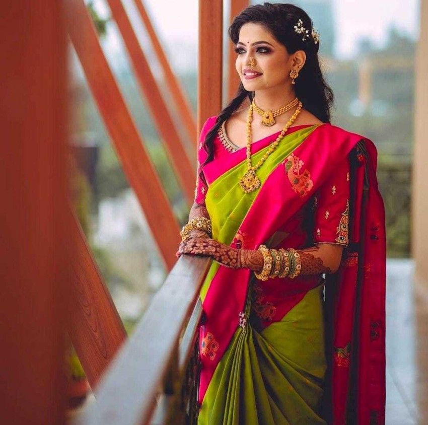 Discover more than 148 green paithani saree for engagement best ...