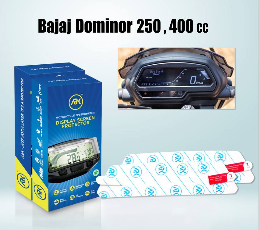 Dominar 400 best sale screen protector