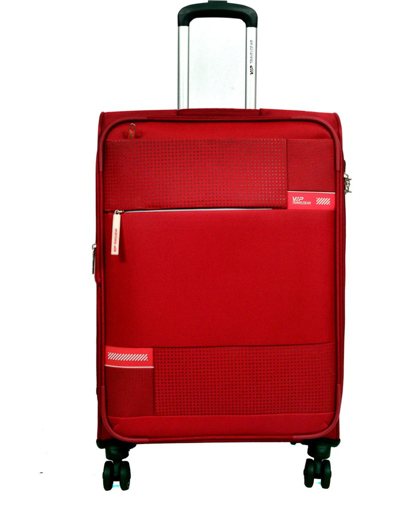 VIP MEDIUM SIZE 8 WHEELS EXP TROLLEY BAG WITH ANTI THEFT ZIPPER