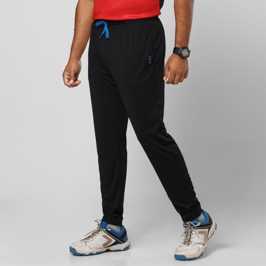 Buy Stop DOMYOS Mens Recycled Polyester SlimFit Gym Track Pants  Black  online  Looksgudin
