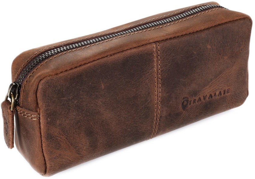 Buy Travel Pouches in Genuine Leather for Men and Women