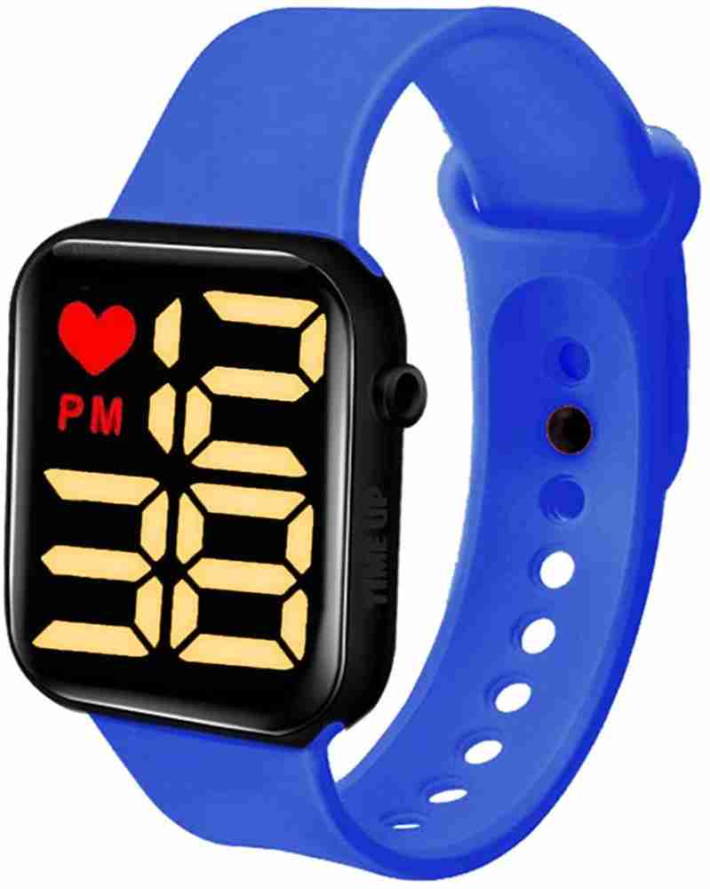 Navy blue digital watch online