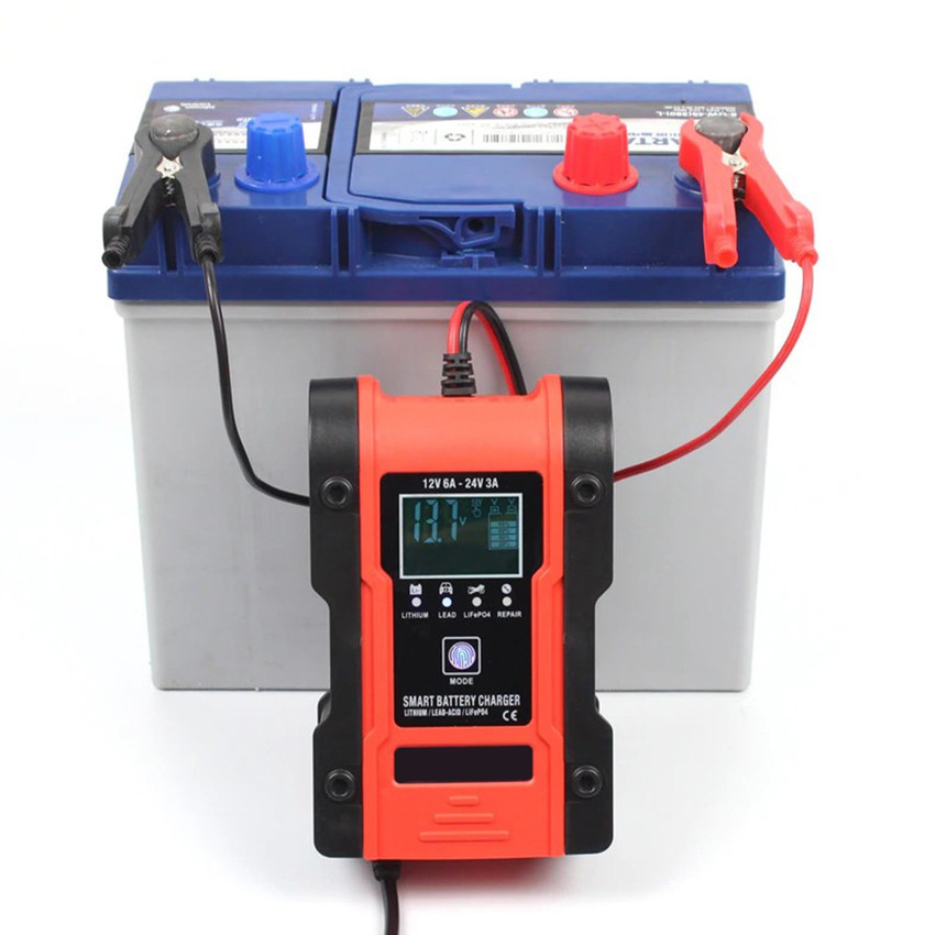 Digital car hot sale battery charger