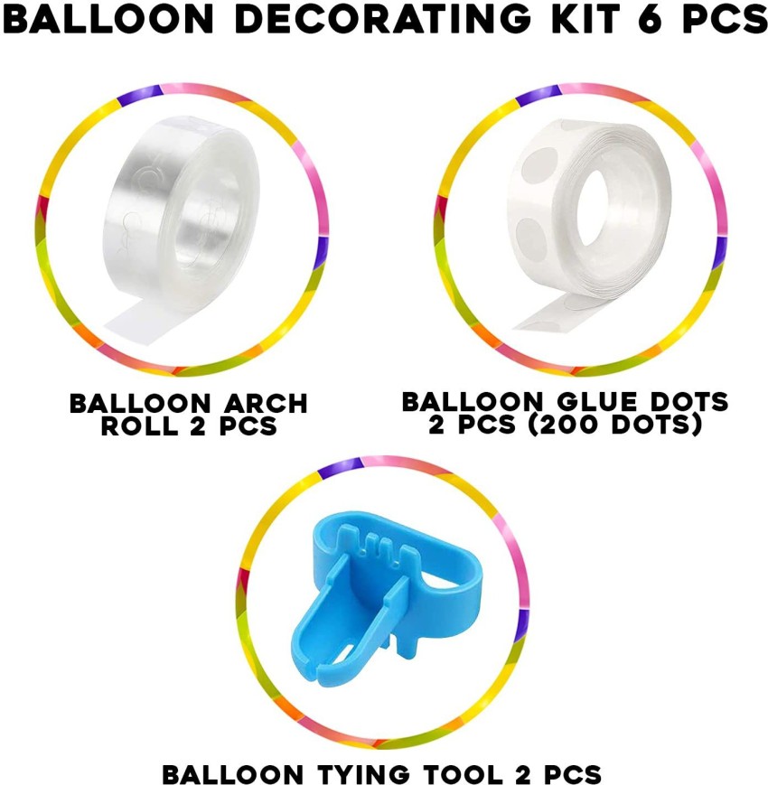 6pcs/set Balloon Glue & Tying Tool Set, Balloon Accessory, For Party  Balloon Garland