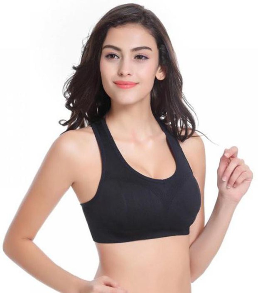 Cassiey CASSIEY Women's Fitness Sports Bra Breathable Wirefree