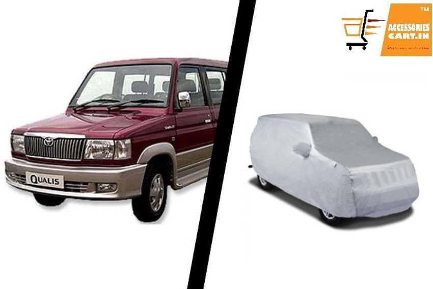 Accessories cart Car Cover For Toyota Qualis With Mirror Pockets Price in India Buy Accessories cart Car Cover For Toyota Qualis With Mirror Pockets online at Flipkart