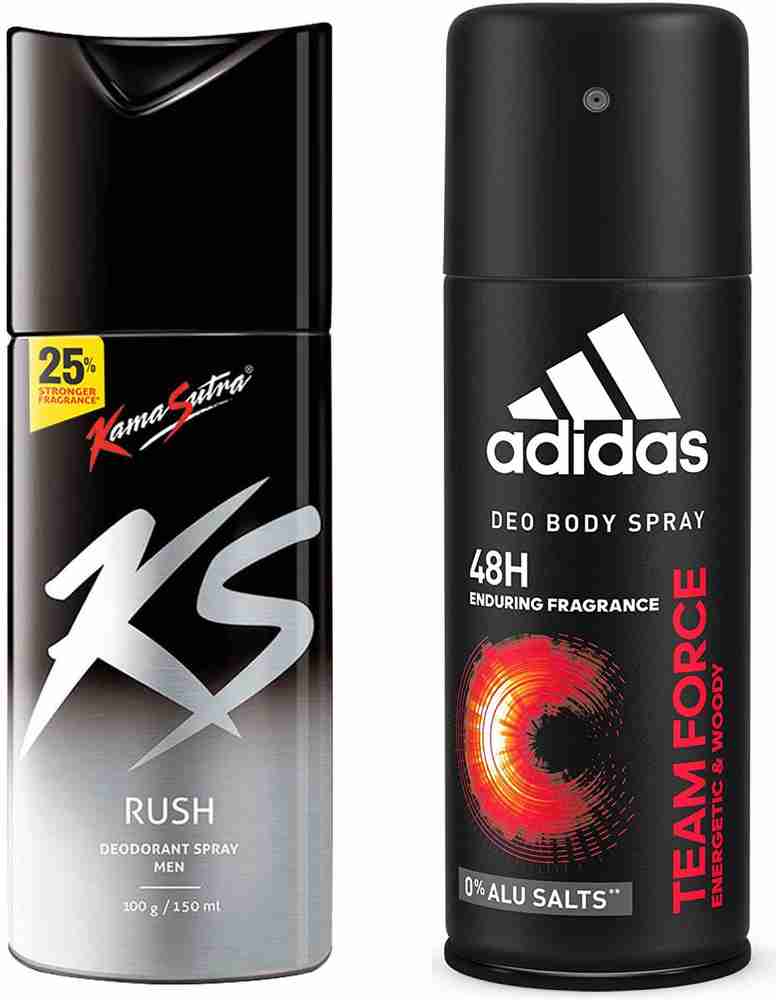 Adidas team best sale force body spray