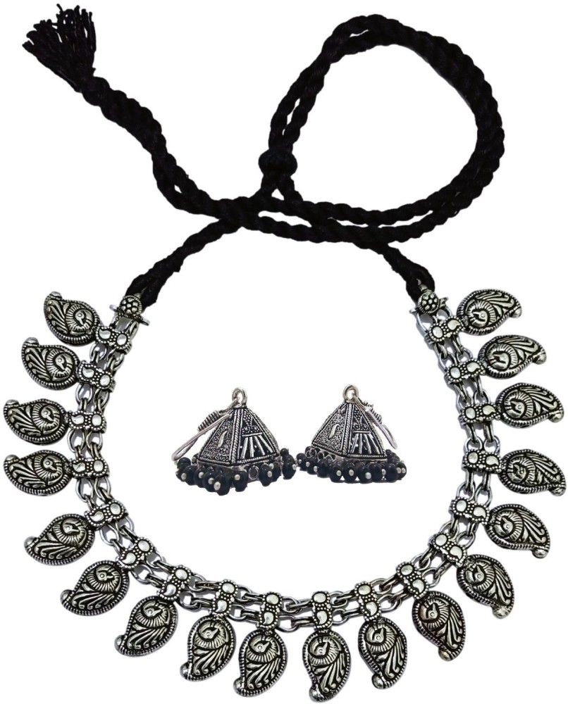 Black metal jewellery deals flipkart