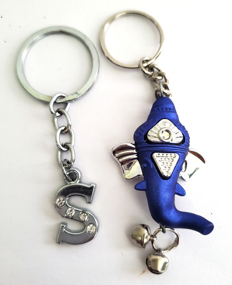 ShopTalk Lord Ganesha With Alphabet Letter S Key Chain Price in
