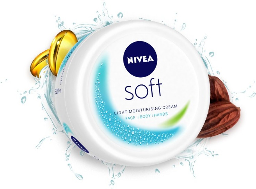 NIVEA Soft Moisturizing Cream - Price in India, Buy NIVEA Soft Moisturizing  Cream Online In India, Reviews, Ratings & Features | Flipkart.com