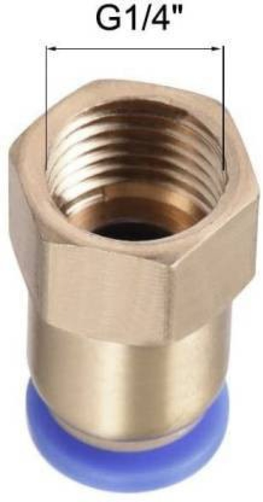 wckart Pneumatic Push To Connect 8MM air fitting G-1/4 BSP OD NPT Female  staright union connector (2-pcs) 1-Way Reducer Pipe Joint 1-Way Reducer  Pipe Joint Price in India - Buy wckart Pneumatic