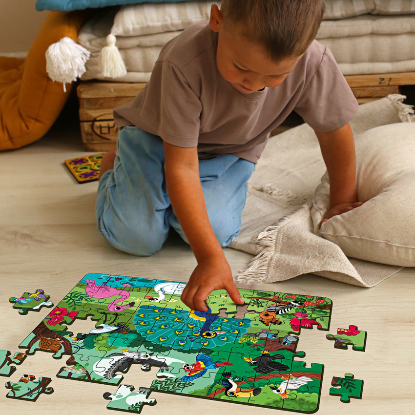 Wooden floor hot sale puzzle