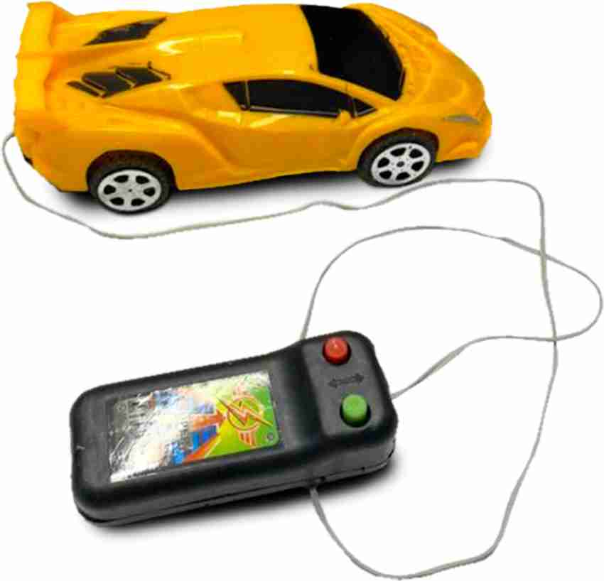 Remote control store car with wire