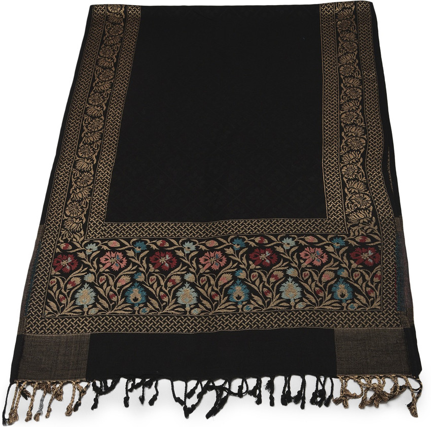 Asar Creations Floral Print Pure Wool Women Stole Buy Asar
