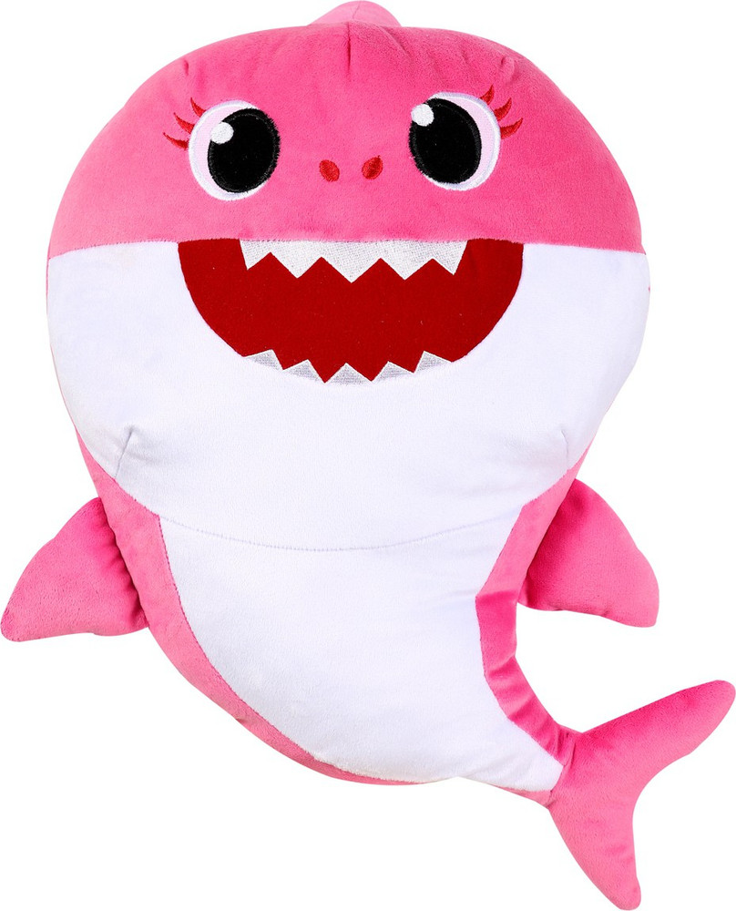 Pinkfong Baby Shark 18 inch Cuddle Sing with Mommy Shark for both Boys Girls 1 year Above 18 cm 18 inch Cuddle Sing with Mommy Shark