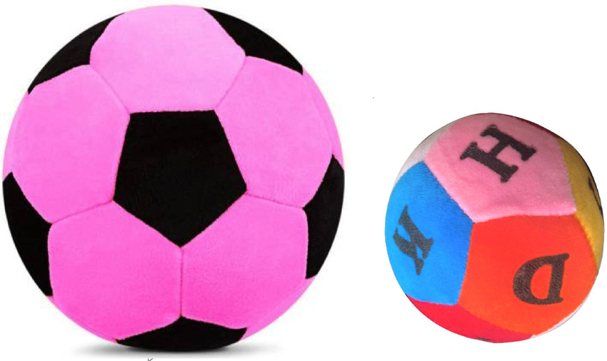 tgr cute stuffed ball combo one large size football one medium