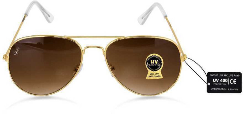 Buy zendro Aviator Sunglasses Brown For Boys Girls Online Best