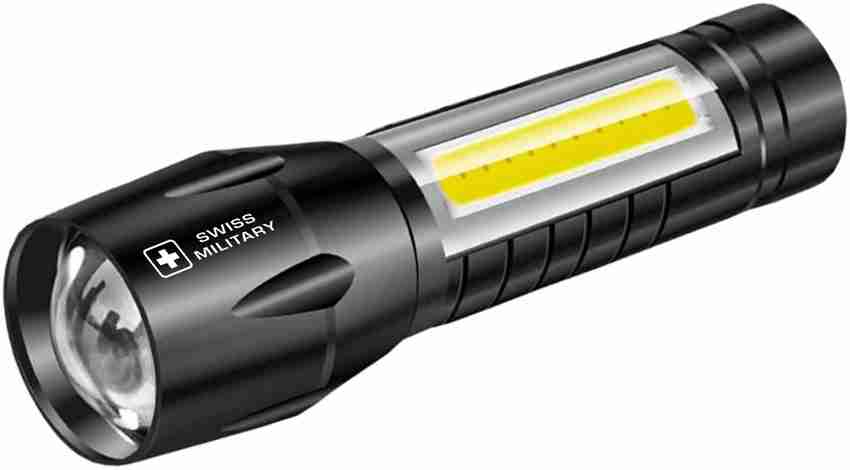 SWISS MILITARY Chargeable Multi Function Led TOR6 Torch Price in