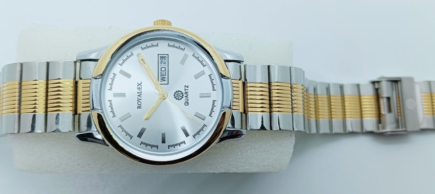 Gold and best sale silver mix watch