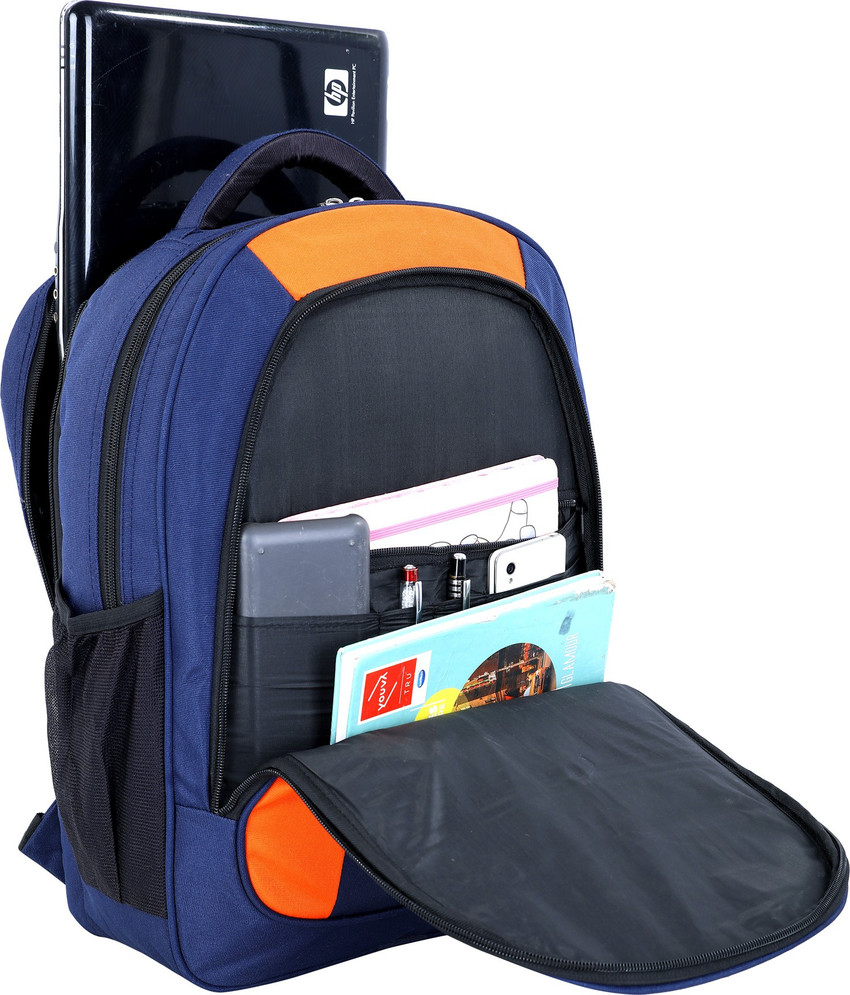 Blue and 2025 orange backpack