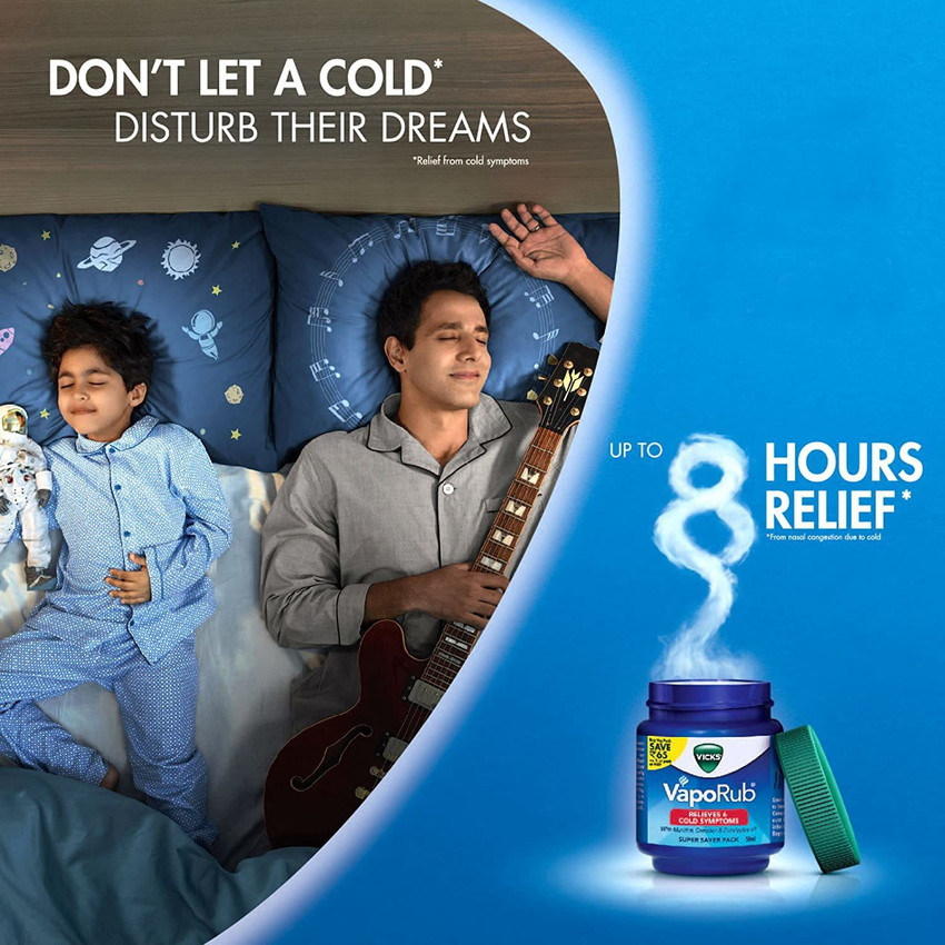 VICKS VapoRub 25ml and BabyRub 25ml Babies Moisturize Soothe and