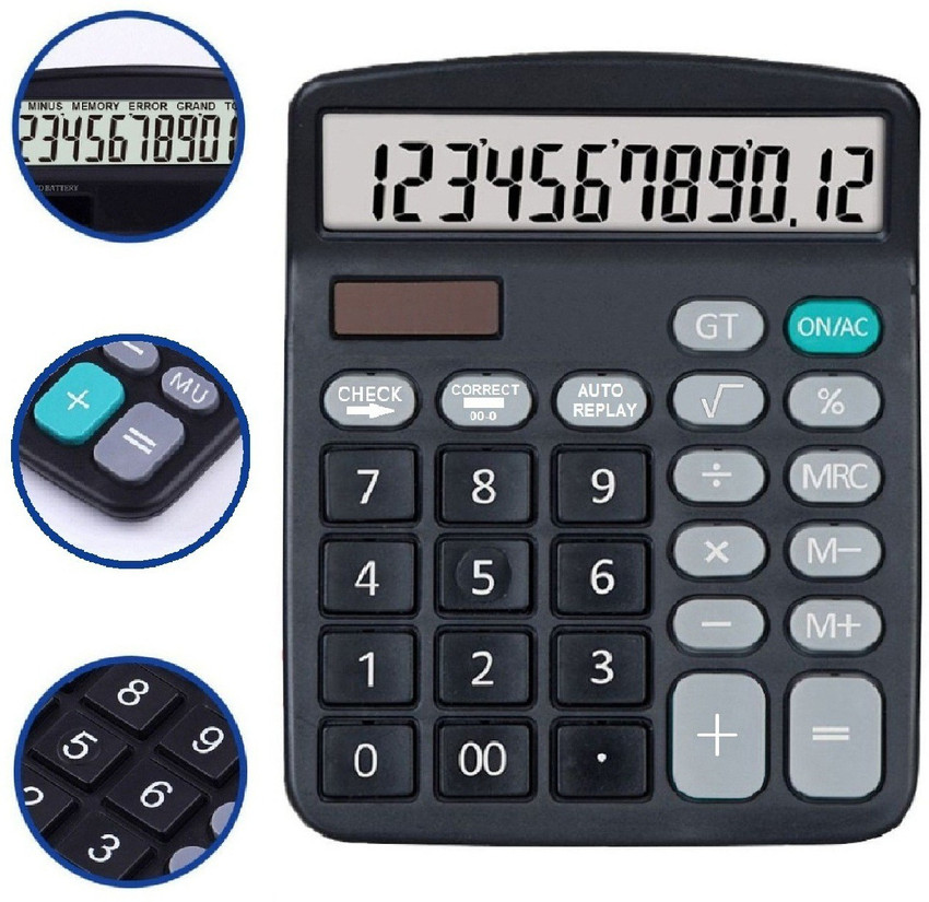 Flipkart Sale Wala 12 Digits Calculator with GT Button