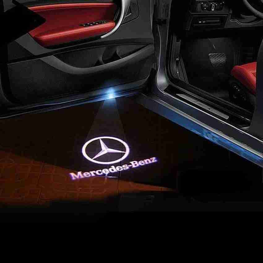 Mercedes benz car clearance door light logo