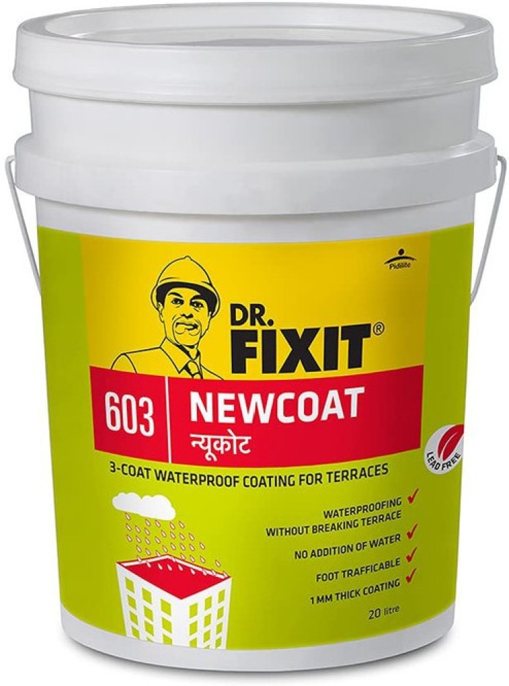 Dr. Fixit Roofseal Top Coat 20 Litre Waterproofing solution for