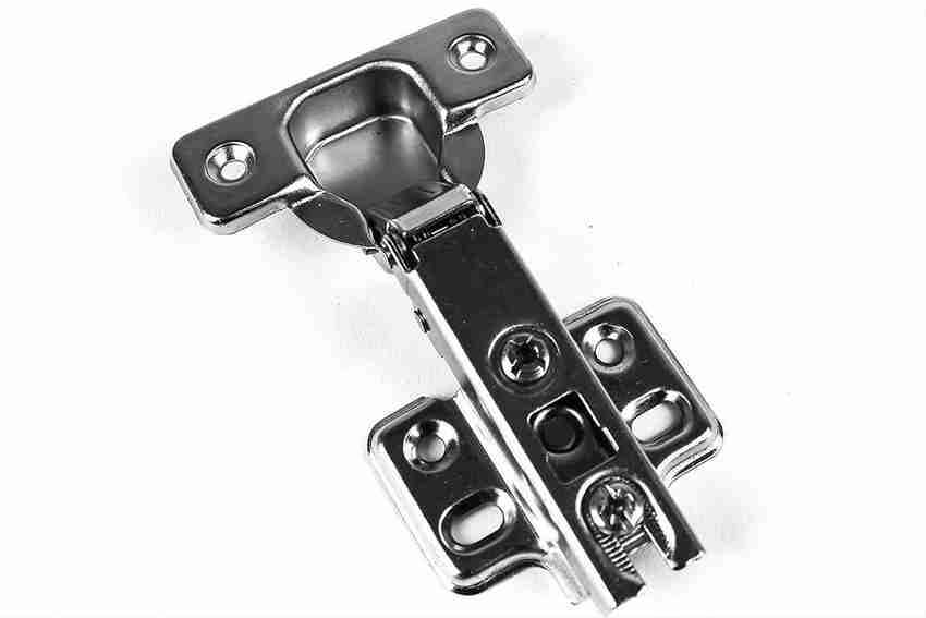 PhoeEntM 8 Pcs Auto Concealed Cabinet Hinges for Full Overlay