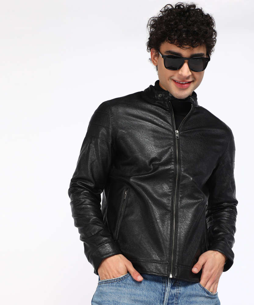 Flying machine leather jackets hotsell