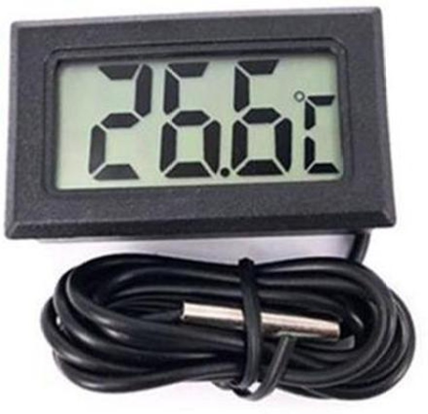 Mini LCD Digital Thermometer Sensor Wired for Room Temperature