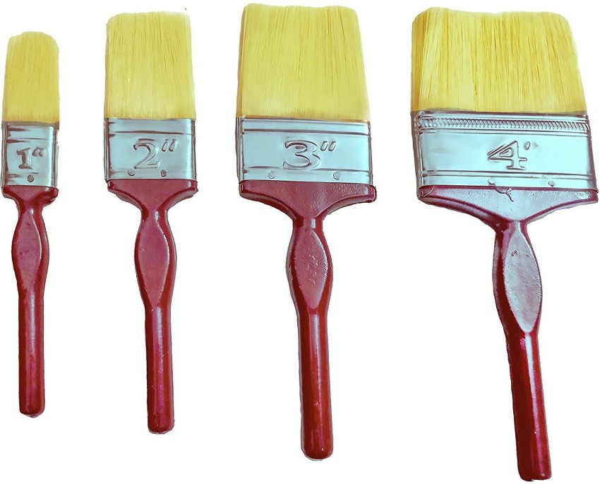 4 Pc. Paintbrush Set with Pouch - Canvas Connections